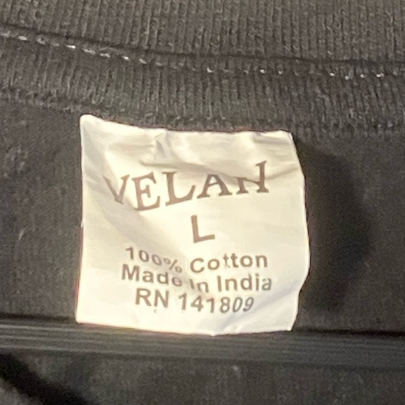 VINTAGE RED HOT CHILI PEPPERS BAND LOGO T-SHIRT SIZE LARGE BLACK/RED RHCP 90’S - Picture 3 of 5